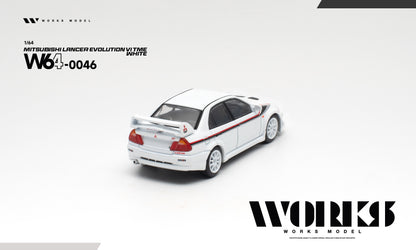 ＜予約商品＞1/64 MITSUBISHI LANCER EVOLUTION VI TOMMI MAKINEN WHITE 三菱 ランサーエボリューション VI トミ・マキネン ホワイト※2027年9月以後入荷予定