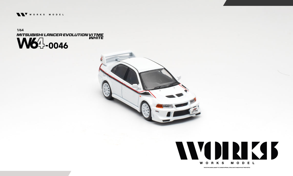 ＜予約商品＞1/64 MITSUBISHI LANCER EVOLUTION VI TOMMI MAKINEN WHITE 三菱 ランサーエボリューション VI トミ・マキネン ホワイト※2027年9月以後入荷予定