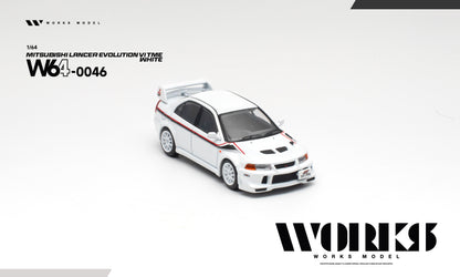 ＜予約商品＞1/64 MITSUBISHI LANCER EVOLUTION VI TOMMI MAKINEN WHITE 三菱 ランサーエボリューション VI トミ・マキネン ホワイト※2027年9月以後入荷予定