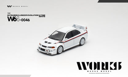 ＜予約商品＞1/64 MITSUBISHI LANCER EVOLUTION VI TOMMI MAKINEN WHITE 三菱 ランサーエボリューション VI トミ・マキネン ホワイト※2027年9月以後入荷予定