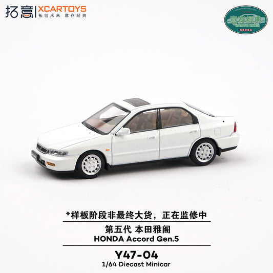 ＜予約商品＞1/64 HONDA ACCORD GEN.5 WHITE ホンダ アコード 第5世代 ホワイト※2027年4月以後入荷予定