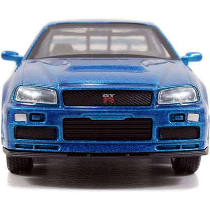 ＜予約商品＞1/32 ワイルド・スピード BRIAN'S NISSAN SKYLINE GTR R34 SILVER & BLUE ※2026年9月以後入荷予定