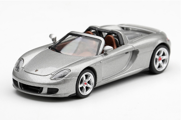 ＜予約商品＞1/64 ポルシェ カレラ GT GT シルバー(左ハンドル) ※2027年2月以後入荷予定