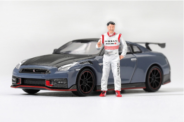 ＜予約商品＞1/64 Nissan GT-R NISMO 2024 筑波サーキット市販車最速ラップ記録車 松田次生コレクション w/ 松田次生氏フィギュア(右ハンドル) ※2027年2月以後入荷予定