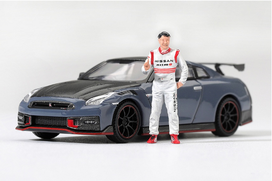 ＜予約商品＞1/64 Nissan GT-R NISMO 2024 筑波サーキット市販車最速ラップ記録車 松田次生コレクション w/ 松田次生氏フィギュア(右ハンドル) ※2027年2月以後入荷予定