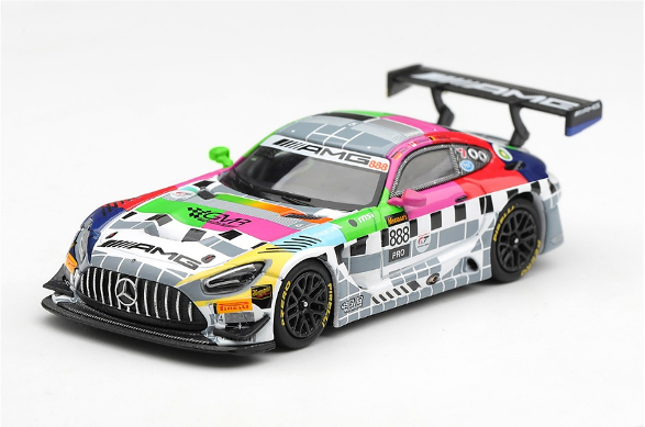 ＜予約商品＞1/64 メルセデス AMG GT3 バサースト12時間 2025 #888 Mercedes-AMG 2025 Team GMR Meguiar's(左ハンドル) ※2027年2月以後入荷予定